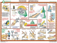 Комплект плакатов "Безопасность труда при деревообработке" - fgospostavki.ru - Миасс
