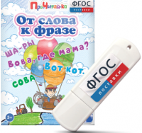 Игры для чтения слов и словосочетаний "От слова к фразе" на USB - носителе - fgospostavki.ru - Миасс