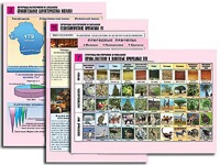 Комплект таблиц по географии "Природа материков и океанов" раздаточные (цветные, ламинированные, А4, 12 штук) - fgospostavki.ru - Миасс
