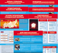 Комплект таблиц "Основы гражданской обороны (МЧС РФ)" 13 штук. - fgospostavki.ru - Миасс