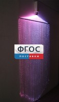 Фибероптическая занавесь (150 волокон) с интерактивным источником света - fgospostavki.ru - Миасс