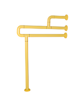 Поручень напольно-настенный с антибактериальным покрытием (желтый) - fgospostavki.ru - Миасс