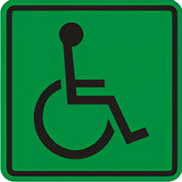 Тактильный знак (доступность для инвалидов всех категорий) 200х200 - fgospostavki.ru - Миасс