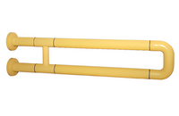 Поручень неоткидной двухопорный с антибактериальным покрытием (желтый) - fgospostavki.ru - Миасс