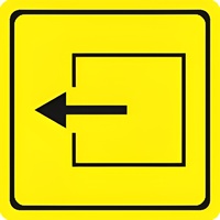 Тактильный знак (выход из помещения) 100х100 - fgospostavki.ru - Миасс