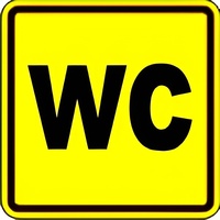 Тактильный знак (WC) 100х100 - fgospostavki.ru - Миасс