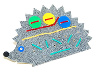 Игра-шнуровка для слабовидящих детей "Ежик" - fgospostavki.ru - Миасс