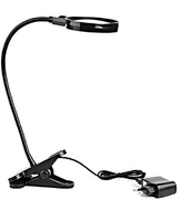 Лупа настольная на прищепке с подсветкой (5х) - fgospostavki.ru - Миасс