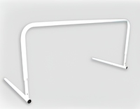 Барьер тренировочный регулируемой высоты (кнопочный фиксатор) - fgospostavki.ru - Миасс