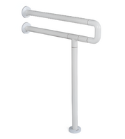 Поручень напольно-настенный с антибактериальным покрытием (белый) - fgospostavki.ru - Миасс