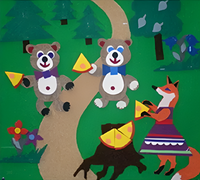 Пособие для слабовидящих детей - Театр-сказка "Два жадных медвежонка" - fgospostavki.ru - Миасс