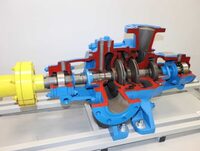 Разрезная модель насоса секционного центробежного типа «ЦНС» - fgospostavki.ru - Миасс