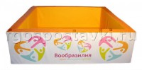 Бассейн "Вообразилия" квадратный с шелкографией - fgospostavki.ru - Миасс