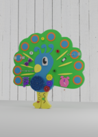 Бизиборд «Радостный павлин» - fgospostavki.ru - Миасс