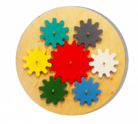 Бизиборд «Цветные шестеренки» - fgospostavki.ru - Миасс