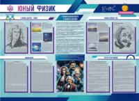 Стенд-уголок "Юный физик" - fgospostavki.ru - Миасс