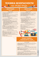 Стенд-уголок "Техника безопасности на уроках труда" - fgospostavki.ru - Миасс