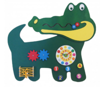 Бизиборд «Зеленый крокодил» - fgospostavki.ru - Миасс