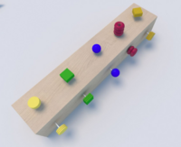 Развивающая панель «Винтовые цветочки » - fgospostavki.ru - Миасс