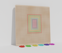 Тактильно-развивающая панель «Радужная мозаика» - fgospostavki.ru - Миасс