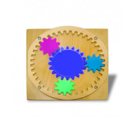 Тактильно-развивающая панель «Цветные шестеренки» - fgospostavki.ru - Миасс