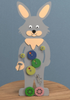 Бизиборд «Пасхальный кролик» - fgospostavki.ru - Миасс