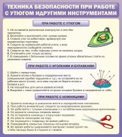Стенд "Техника безопасности при работе с утюгом" - fgospostavki.ru - Миасс