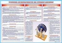 Стенд-уголок "Техника безопасности на уроках физики" - fgospostavki.ru - Миасс