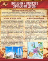 Стенд "Населения и хозяйство Зарубежной Европы" - fgospostavki.ru - Миасс