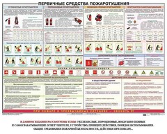 Плакат "Первичные средства пожаротушения" - fgospostavki.ru - Миасс