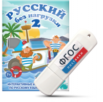 Игры по русскому языку для начальной школы "Русский без нагрузки 2" на USB - носителе - fgospostavki.ru - Миасс