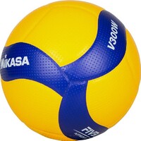 Мяч волейбольный Mikasa V300W (размер 5, синтетическая кожа, профессиональный) - fgospostavki.ru - Миасс