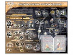 Стенд "Средства защиты органов дыхания (индивидуальные средства защиты)" - fgospostavki.ru - Миасс