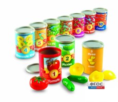 Набор для счета от 1 до 10 "Консервы" - fgospostavki.ru - Миасс