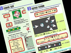 Комплект таблиц "Физика атомного ядра" (10 таблиц, формат А1, ламинированные) - fgospostavki.ru - Миасс