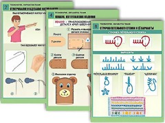Комплект таблиц "Технология. Обработка ткани" (12 таблиц, А1, ламинированные) - fgospostavki.ru - Миасс