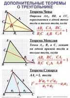Комплект таблиц Треугольники (19 таблиц) - fgospostavki.ru - Миасс