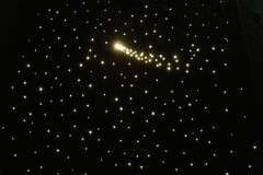 Настенный фибероптический ковер «Звездное небо» 1,45х1,45 м, 120 звезд в комплекте со светогенератором - fgospostavki.ru - Миасс
