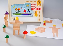 Игровой набор Фребеля "Конструктор деревянный без соединений-3" (Серия "Эксперимент") - fgospostavki.ru - Миасс