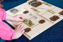 Тактильно-развивающая панель “Замочки” - fgospostavki.ru - Миасс