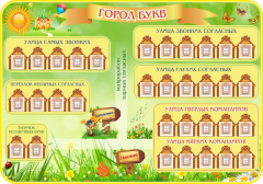 Стенд "Город букв" - fgospostavki.ru - Миасс