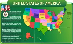 Стенд "United States Of America" - fgospostavki.ru - Миасс