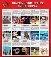 Стенд "Олимпийские летние виды спорта" - fgospostavki.ru - Миасс