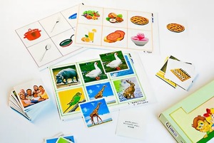 Лото "Иностранный язык" (3 игры, 6 планшетов, 36 карточек, цветные, ламинированные) - fgospostavki.ru - Миасс