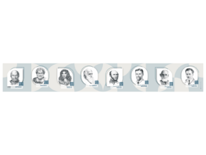 Стенд-лента "Выдающиеся ученые-биологи" - fgospostavki.ru - Миасс