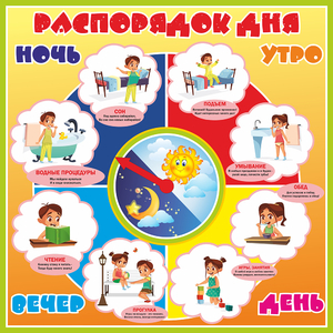 Стенд "Распорядок дня" - fgospostavki.ru - Миасс