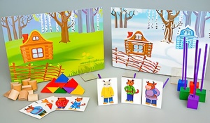 Игровой набор Фребеля "Заюшкина избушка" (серия "Сказочный мир". Выпуск 1) - fgospostavki.ru - Миасс