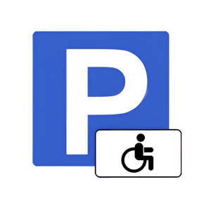 Трафарет для отрисовки знака стоянки для инвалидов 800х800 мм. - fgospostavki.ru - Миасс