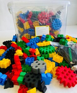 Конструктор STEM "Шестеренки" 400 деталей - fgospostavki.ru - Миасс