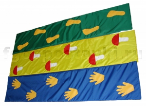 Коврик координационный (из 3-х дорожек + чехол) 120х250 сантиметров - fgospostavki.ru - Миасс
